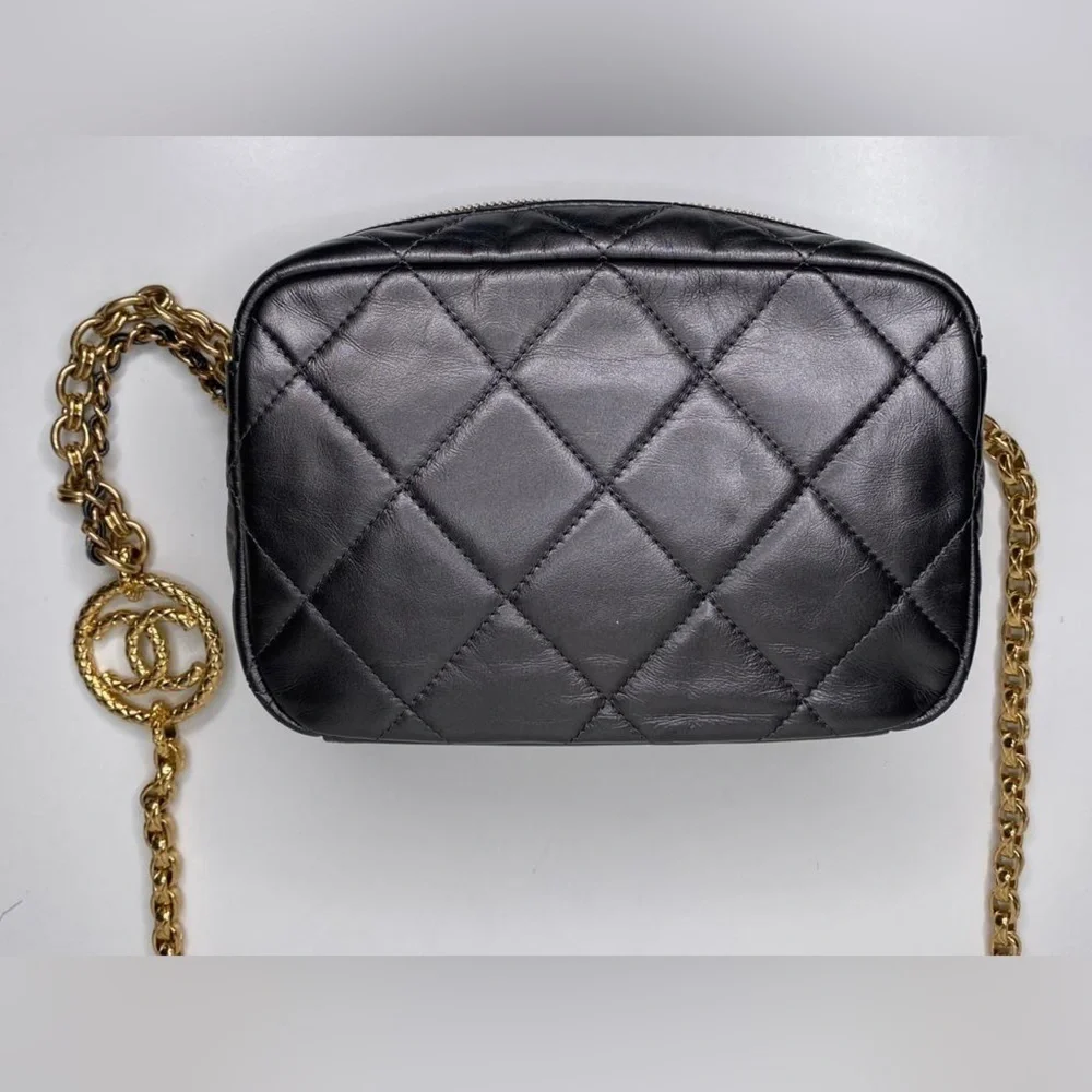 Chanel Métiers d’Art CC Jewel Mini Camera Bag – Rothenium (Grey) Color Lambskin - Picture 4 of 16